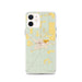 Custom iPhone 12 Mayo Florida Map Phone Case in Woodblock