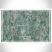 Mayville Wisconsin Map Print Landscape Orientation in Afternoon Style With Shaded Background