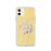 Custom iPhone 11 Mayville Wisconsin Map Phone Case in Woodblock