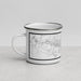 Left View Custom McAllen Texas Map Enamel Mug in Classic
