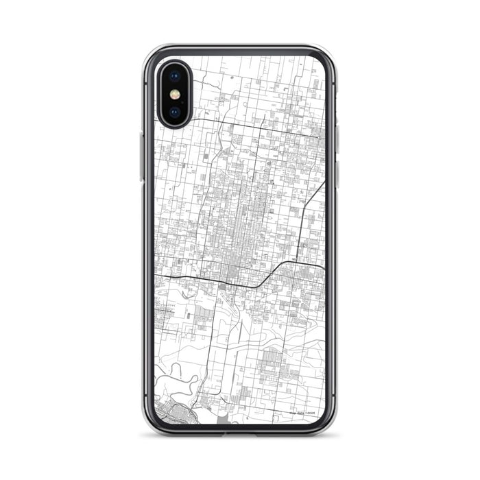 Custom McAllen Texas Map Phone Case in Classic