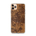 Custom McAllen Texas Map Phone Case in Ember