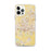 Custom McAllen Texas Map iPhone 12 Pro Max Phone Case in Woodblock