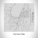 Rendered View of McCall Idaho Map Engraving on 17oz Stainless Steel Insulated Tumbler