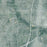 McKinney Texas Map Print in Afternoon Style Zoomed In Close Up Showing Details