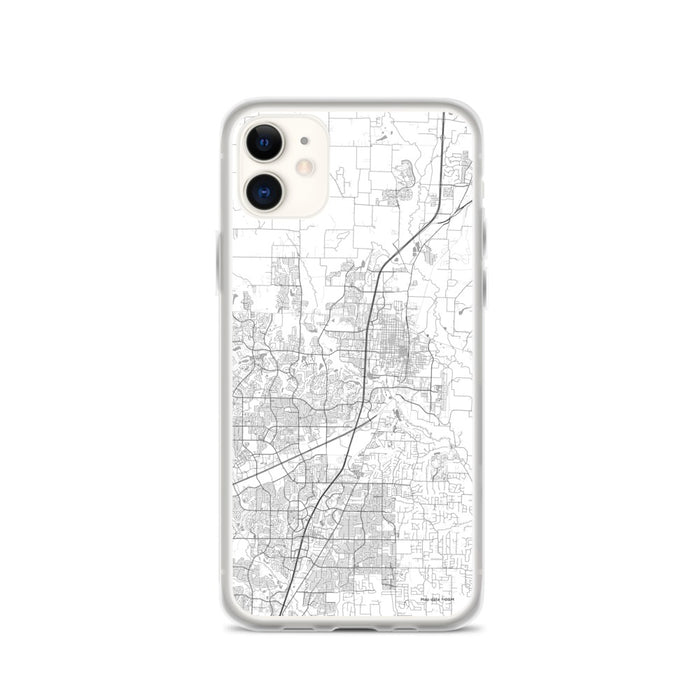 Custom McKinney Texas Map Phone Case in Classic