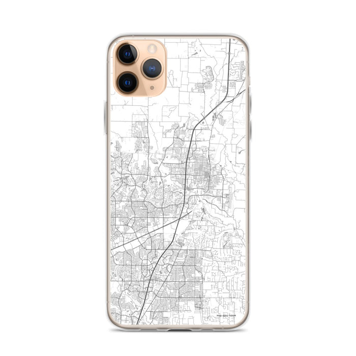 Custom McKinney Texas Map Phone Case in Classic