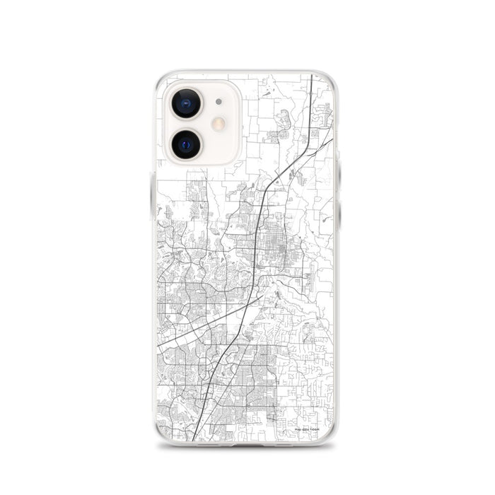Custom McKinney Texas Map iPhone 12 Phone Case in Classic