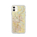 Custom McKinney Texas Map Phone Case in Woodblock