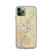 Custom McKinney Texas Map Phone Case in Woodblock