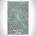 Medford Oregon Map Print Portrait Orientation in Afternoon Style With Shaded Background