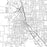 Medford Oregon Map Print in Classic Style Zoomed In Close Up Showing Details