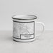 Right View Custom Medford Oregon Map Enamel Mug in Classic