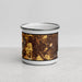 Front View Custom Medford Oregon Map Enamel Mug in Ember