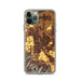 Custom Medford Oregon Map Phone Case in Ember