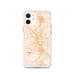 Custom Medford Oregon Map iPhone 12 Phone Case in Watercolor