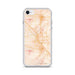 Custom Medford Oregon Map iPhone SE Phone Case in Watercolor