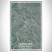 Medora North Dakota Map Print Portrait Orientation in Afternoon Style With Shaded Background