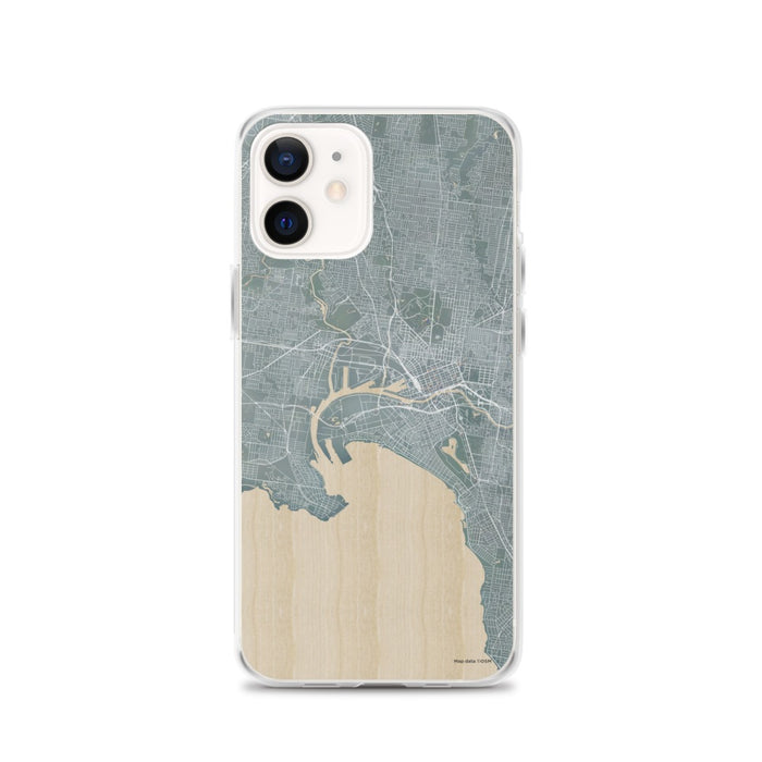 Custom iPhone 12 Melbourne Australia Map Phone Case in Afternoon