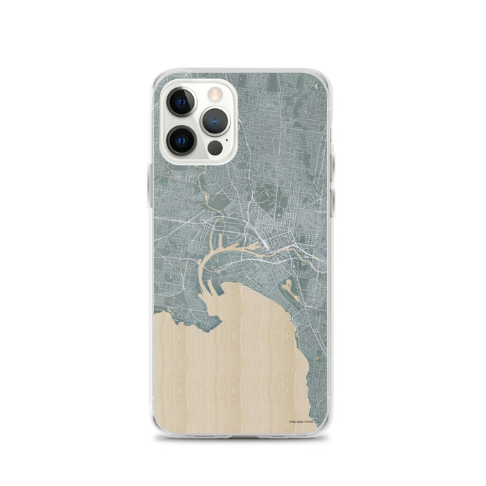 Custom iPhone 12 Pro Melbourne Australia Map Phone Case in Afternoon