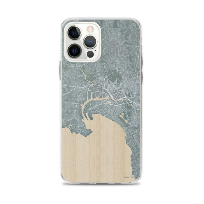 Custom iPhone 12 Pro Max Melbourne Australia Map Phone Case in Afternoon