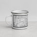 Left View Custom Melbourne Australia Map Enamel Mug in Classic