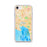Custom iPhone SE Melbourne Australia Map Phone Case in Watercolor
