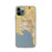 Custom iPhone 11 Pro Melbourne Australia Map Phone Case in Woodblock