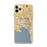 Custom iPhone 11 Pro Max Melbourne Australia Map Phone Case in Woodblock