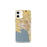 Custom iPhone 12 mini Melbourne Australia Map Phone Case in Woodblock