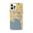 Custom iPhone 12 Pro Max Melbourne Australia Map Phone Case in Woodblock