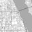 Melbourne Florida Map Print in Classic Style Zoomed In Close Up Showing Details