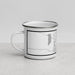 Left View Custom Melbourne Florida Map Enamel Mug in Classic