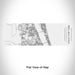 Rendered View of Melbourne Florida Map Engraving on 10oz Stainless Steel Insulated Cup with Sliding Lid in White