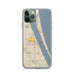 Custom Melbourne Florida Map Phone Case in Woodblock