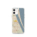 Custom Melbourne Florida Map iPhone 12 mini Phone Case in Woodblock