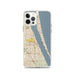 Custom Melbourne Florida Map iPhone 12 Pro Phone Case in Woodblock