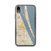 Custom Melbourne Florida Map Phone Case in Woodblock