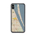 Custom Melbourne Florida Map Phone Case in Woodblock