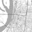 Memphis Tennessee Map Print in Classic Style Zoomed In Close Up Showing Details