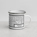 Right View Custom Memphis Tennessee Map Enamel Mug in Classic
