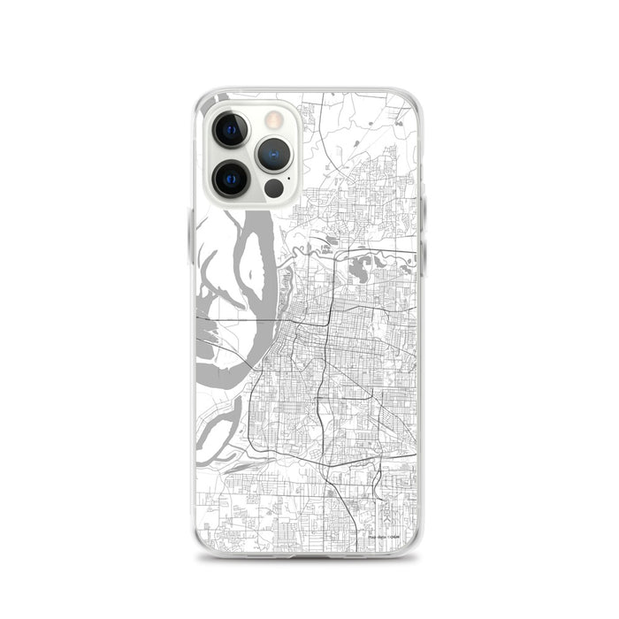 Custom Memphis Tennessee Map iPhone 12 Pro Phone Case in Classic