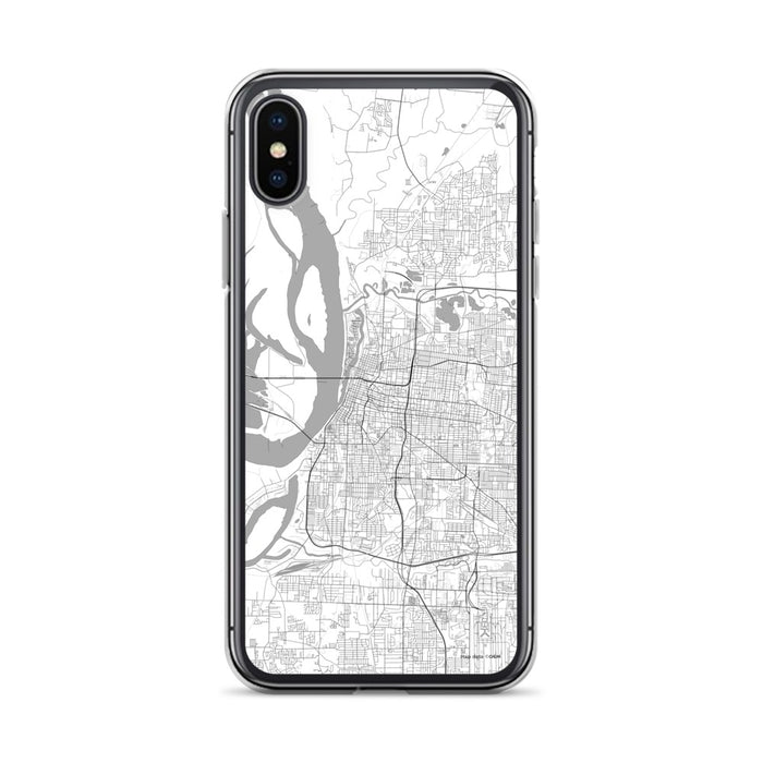 Custom Memphis Tennessee Map Phone Case in Classic