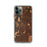 Custom Memphis Tennessee Map Phone Case in Ember