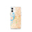 Custom Memphis Tennessee Map iPhone 12 mini Phone Case in Watercolor