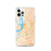 Custom Memphis Tennessee Map iPhone 12 Pro Phone Case in Watercolor