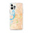 Custom Memphis Tennessee Map iPhone 12 Pro Max Phone Case in Watercolor