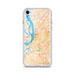 Custom Memphis Tennessee Map iPhone SE Phone Case in Watercolor