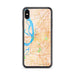 Custom Memphis Tennessee Map Phone Case in Watercolor