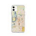 Custom Memphis Tennessee Map Phone Case in Woodblock